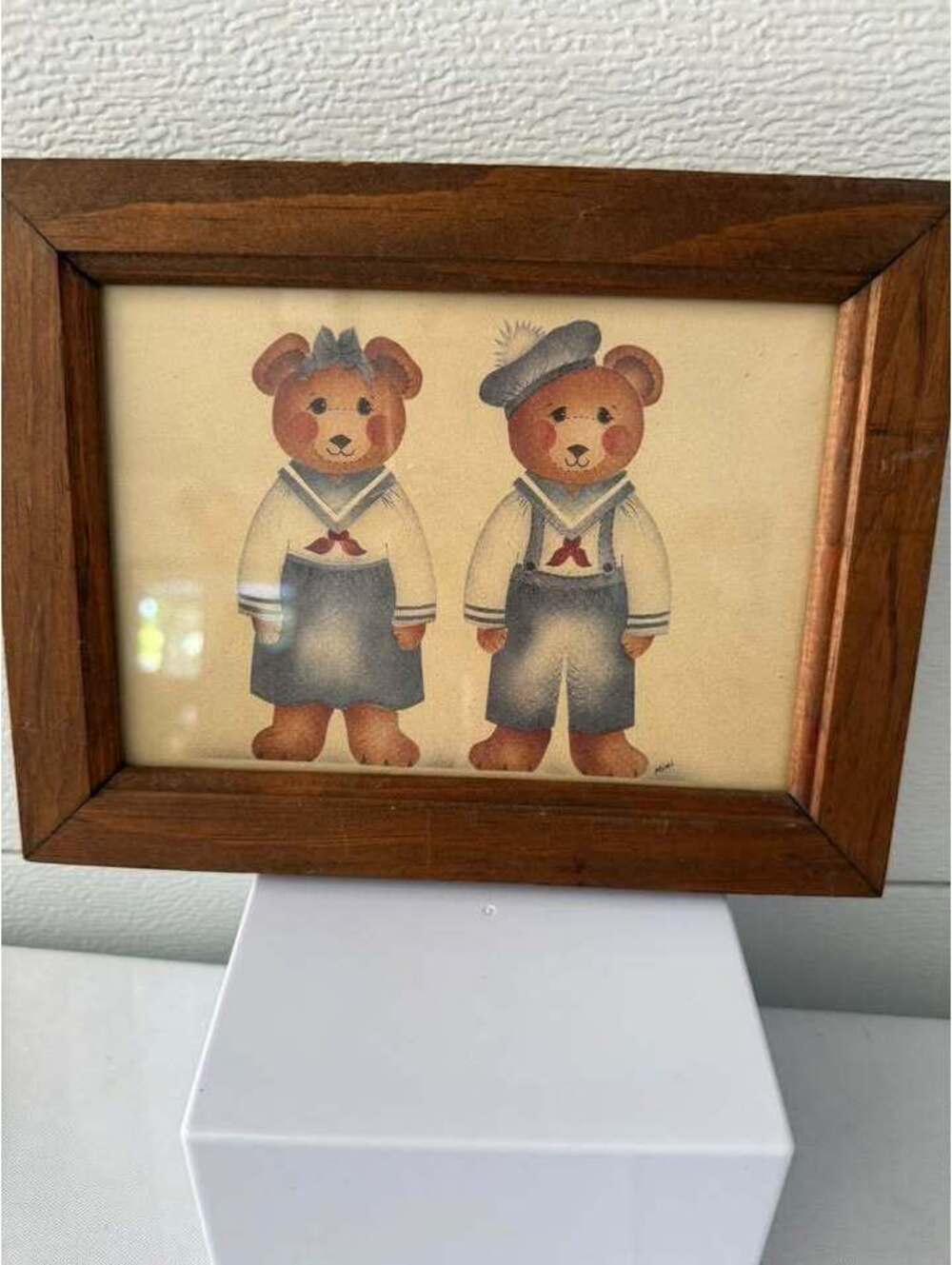 Vintage Mimi Sailor Bears Framed Art